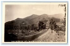 View Of White Face Mountain Wilmington New York NY RPPC Photo Antique Postcard picture