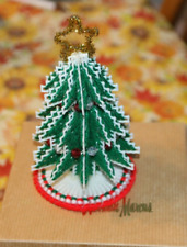 Vintage 3D Christmas Tree Ornament picture