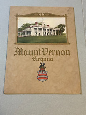 1928 Mount Vernon Virginia Ladies Assoc George Washington Home VTG Tourist Book picture