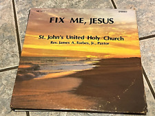 St. Johns United Holy Church Fix Me Jesus ORIGINAL 1973 LP Eastern Black GOspel picture