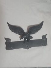 Vintage Cast Iron Eagle Wall Plaque Architectural Salvage picture