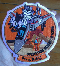 VF-31 TOMCATTERS Felix F-14 TOMCAT PRAY BABY Operation Desert Storm PATCH picture