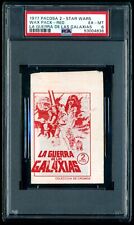 STAR WARS 1977 Pacosa Dos International Spain Red Unopened Pack PSA 6 Spanish picture