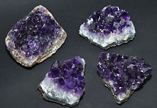 Three Amethyst Clusters Dark Purple AAA+++ Quality  Brazil 140g picture