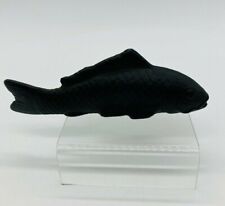 Vintage Fish Figurine Made in Japan Black Cast Iron picture