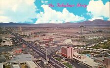 Postcard - The Famous Strip, Las Vegas, Nevada, Aerial View    1985 picture