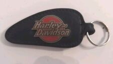 Vintage Harley Davidson Leather Keychain picture