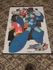 Vintage Mega Man X4 Mega Man and Zero Wall Scroll 42x31 inches picture
