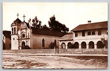 Postcard CA Monterey San Carlos Church B & W UNP A17 picture