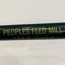 1970s People's Feed Mill Advertising Ball Pen John Fletcher Wolcott Indiana picture
