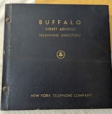 ***VINTAGE 1937 BUFFALO, N.Y. STREET ADDRESS & TELEPHONE DIRECTORY*** picture
