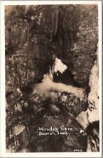 Vintage 1930s DECORAH, Iowa RPPC Real Photo Postcard WONDER CAVE 
