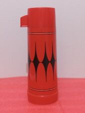 Aladdin Vanguard Thermos Bottle Red Black Quart Size Vintage USA picture