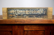 Vintage Mccormick Deering Cream Separator Farm Sign International Harvester wood picture
