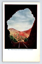 Postcard Weber Canyon CO Colorado Union Pacific RR UPAC Tunnel No 4 Embossed picture