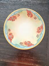 Beautiful Vintage J. P. L. FRANCE Decorated Pink Dogwood Plate picture