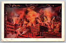 Vintage Postcard CA San Francisco 1906 Earth Quake Damage Fire Open Back picture
