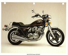 Motorcycle Data Sheet - Honda - CB750 Custom - Price Tag - 1980 2 items (DC939) picture