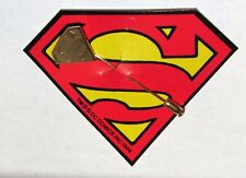 Superman  D.C. Comics 1977 Gold Color Superman Shield Pin picture