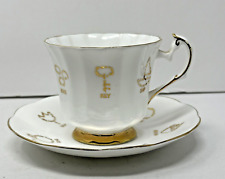 Vintage Cup Of Fortune Tea Cup And Saucer Red Rose Tea Taylor & Kent Bone China picture