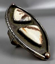 HUGE Vintage Navajo Old Pawn Sterling Silver Ring ~ QUICK SALE ~ picture
