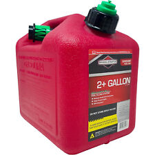 Briggs & Stratton Gas Can, 2+ Gallon Red Gas Can with Smart Fill Gas Can Spout. picture