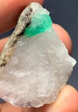 54 Ct Transparent Emerald Crystal  on matrix @ Chitral Valley Pakistan picture