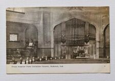 Kokomo Indiana Postcard Front Interior View Christian Church 1908 picture