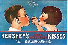 A Kiss For You Hershey's Milk Chocolate Kisses Love & Romance 4x6 Postcard picture