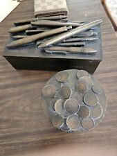 Rare set TMS 2007 Art pen storage box and Matching Coin Top Coin Holder picture