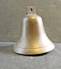 Vintage Brass Bell With Original Iron Clapper 3” Nice Ring picture