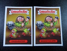 Stephen King Misery Kathy Bates James Caan Spoof 2 Card Set Garbage Pail Kids picture