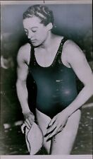 LG830 1956 Wire Photo VALERIA GYENGE Hungarian Olympic Swimmer 400m Freestyle picture