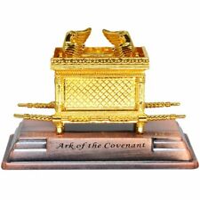 Jewish Gold Ark of God the Covenant Testimony on Copper Base - Small Size picture