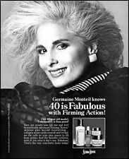 1985 Tish Hooker 46 yo model Germaine Monteil firm skin retro photo print ad S19 picture