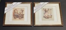 2 Hummel, Germany, Limited Edition Etching, figurine, painting, New Wrapped picture