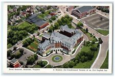 c1940 Hotel Roanoke Exterior Building English Inn Roanoke Virginia VA Postcard picture