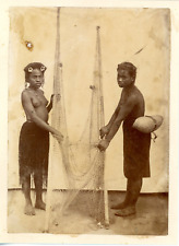 Type, Fiji, Samoa Vintage Albumen Print Albumin Print 10x13 Circa 18 picture