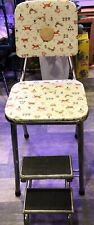 Vintage Kitchen Step Stool with Pull Out Steps Chair ~ Rocking Horse Design picture