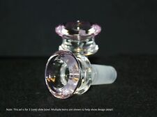 14mm JUST ENOUGH PINK Tobacco Slide Bowl SMALL BOWL THICK 14 mm male picture