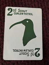 Vintage 1910’s Parker Brothers Boy Scout Playing Card #2 Scout Curlew Patrol picture