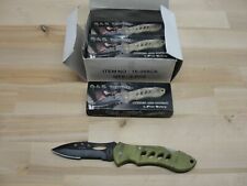 LOT 6 NEW FROST S.A.R. TACTICAL FOLDING POCKET KNIFE 4 1/2