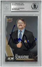 Tony Schiavone Signed Autograph Slabbed AEW 2021 Upper Deck SP Card BAS Beckett picture