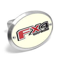 Ford FX4 Off-Road 3D Logo Night Glow Oval Billet Aluminum Hitch Cover picture