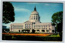 San Francisco CA, Historic City Hall, Civic Center, California Vintage Postcard picture