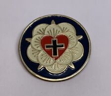 Luther Rose Seal Lutheran Lutheranism Religious Terra Sancta Lapel Pin (176) picture