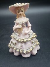 Lefton hand painted 4 1/4” Southern Belle figurine picture