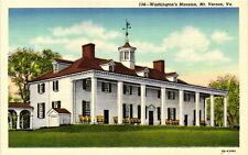 Vintage Postcard- Washington's Mansion, Vt. Vernon, VA picture