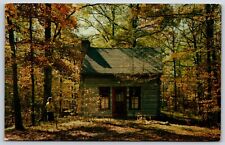 Postcard Log Cabin, Brown County, Indiana Unposted picture