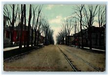 c1910's View Of Winter Street Looking South Johnstown New York NY Postcard picture